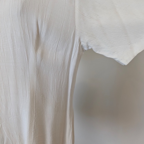 Vintage Studded Button Down Blouse Size Medium White Off-white - Picture 2 of 11